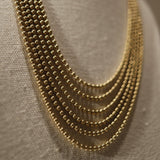 Cartier „Draperie Collection“ Demiparure Gelbgold-Halskette