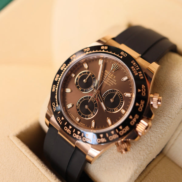 Rolex Daytona in Rose Gold mit Kautschuke Band