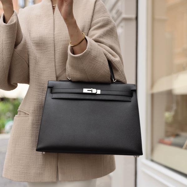 Hermès Kelly 32 Sellier Black