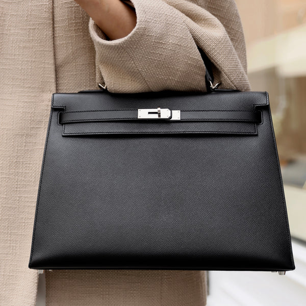 Hermès Kelly 32 Sellier Black