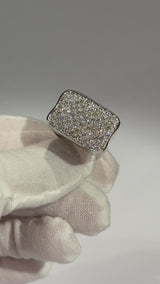 Ring mit 18kt Weissgold